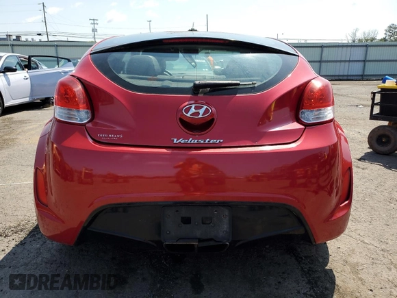 2013 Hyundai Veloster w/Black Int with VIN KMHTC6AD8DU179195, listed as a Copart auction lot 61686335 with 74,004 mi miles and Salvage title. Bid and sale history available at DreamBid. Image 6.