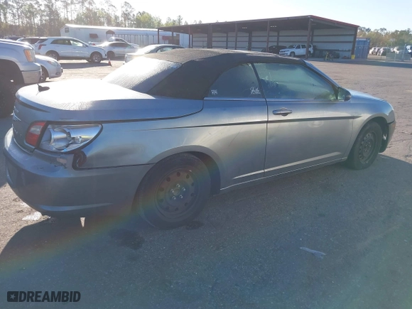 2010 Chrysler Sebring LX with VIN 1C3BC4EB7AN139875, listed as a IAAI auction lot 41798956 with 165,900 mi miles. Bid and sale history available at carsss.com. Image 4.