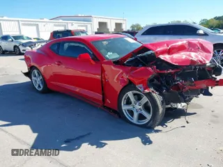 2020 Chevrolet Camaro 1LT with VIN 1G1FB1RS6L0109154, listed as a IAAI auction lot 41733049 with 1 mi miles. Bid and sale history available at carsss.com. Image 1.