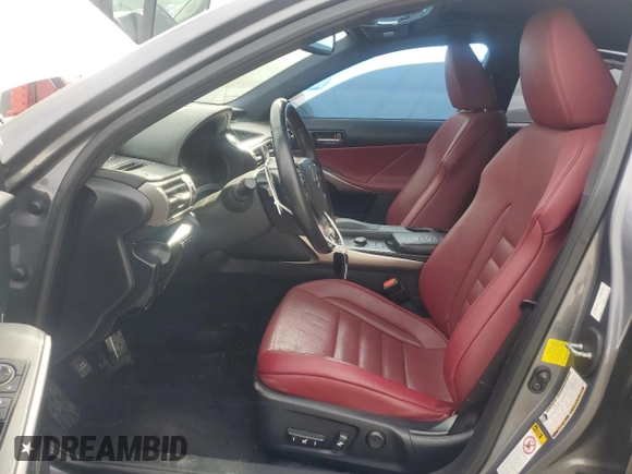 2016 Lexus IS 350 with VIN JTHBE1D27G5026974, listed as a Copart auction lot 50583985 with 105,843 mi miles and Salvage title. Bid and sale history available at DreamBid. Image 7.
