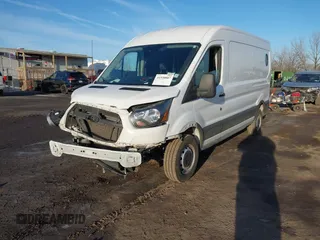2023 Ford Transit Cargo with VIN 1FTBR1C8XPKB46362, listed as a IAAI auction lot 41530807 with 46,779 mi miles and . Bid and sale history available at carsss.com. Image 19.