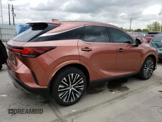 2023 Lexus RX with VIN 2T2BBMCA0PC006102, listed as a Copart auction lot 52507393 with 1,721 mi miles. Bid and sale history available at carsss.com. Image 3.