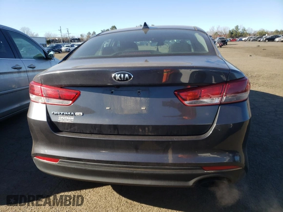 2017 Kia Optima LX with VIN 5XXGT4L35HG178001, listed as a Copart auction lot 50804015 with 190,803 mi miles and Salvage Title. Bid and sale history available at carsss.com. Image 6.