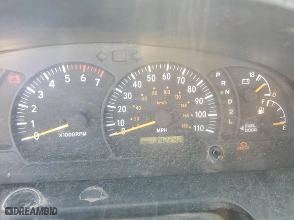 2002 Toyota Tundra SR5 with VIN 5TBRT34152S262009, listed as a Copart auction lot 45993305 with 342,242 mi miles and Salvage Title. Bid and sale history available at carsss.com. Image 9.