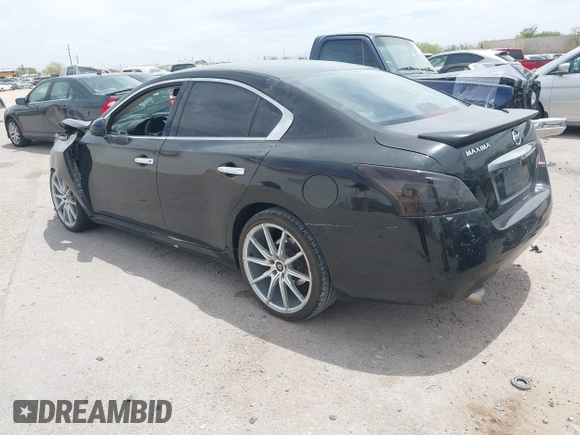 2012 Nissan Maxima S with VIN 1N4AA5AP1CC819585, listed as a IAAI auction lot 42244364 with 180,488 mi miles and . Bid and sale history available at DreamBid. Image 3.