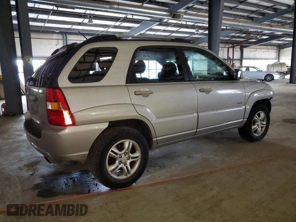 2005 Kia Sportage LX with VIN KNDJE723757091918, listed as a Copart auction lot 78254964 with 177,050 mi miles and Salvage Title. Bid and sale history available at carsss.com. Image 3.
