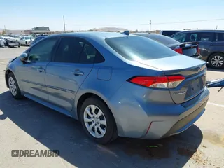 2022 Toyota Corolla LE with VIN JTDEPMAE8NJ227215, listed as a IAAI auction lot 41855168 with 24,563 mi miles and . Bid and sale history available at DreamBid. Image 3.