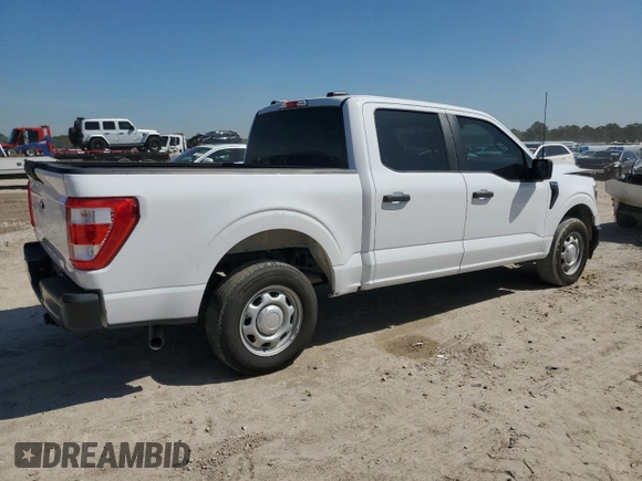 2023 Ford F-150 XL with VIN 1FTEW1C5XPKF56011, listed as a Copart auction lot 50724605 with 25,420 mi miles and Salvage title. Bid and sale history available at DreamBid. Image 3.