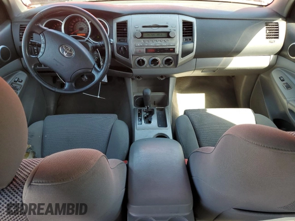 2005 Toyota Tacoma with VIN 5TEMU52N45Z069891, listed as a Copart auction lot 53718295 with 187,559 mi miles and Salvage title. Bid and sale history available at DreamBid. Image 8.
