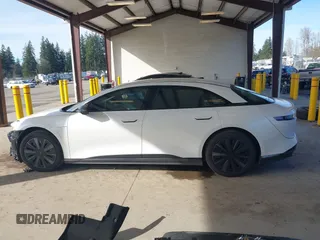 2024 Lucid Air Pure with VIN 50EA1PGA1RA007535, listed as a IAAI auction lot 41879547 with 2,497 mi miles. Bid and sale history available at carsss.com. Image 15.