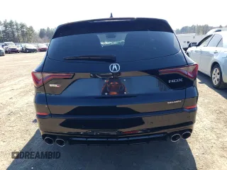 2023 Acura MDX Type S w/Advance Package with VIN 5J8YD8H88PL002850, listed as a Copart auction lot 47467475 with 33,671 mi miles and Salvage Title. Bid and sale history available at carsss.com. Image 6.
