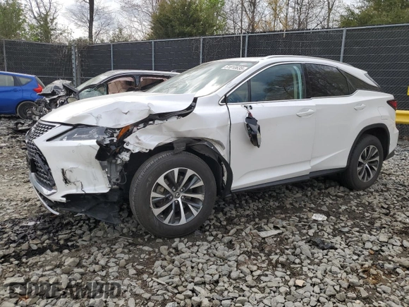 2021 Lexus RX with VIN 2T2HZMDA7MC277979, listed as a Copart auction lot 51810635 with 61,000 mi miles and Salvage Title. Bid and sale history available at carsss.com. Image 1.