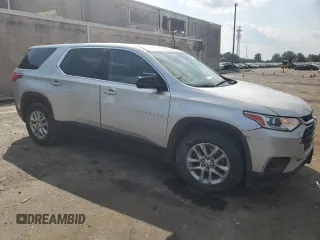 2019 Chevrolet Traverse LS with VIN 1GNERFKW8KJ295899, listed as a Copart auction lot 69132104 with 91,530 mi miles and Salvage Title. Bid and sale history available at carsss.com. Image 4.
