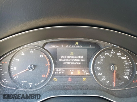 2021 Audi Q5 with VIN WA1AABFY4M2113383, listed as a Copart auction lot 49538844 with 19,462 mi miles and . Bid and sale history available at DreamBid. Image 9.