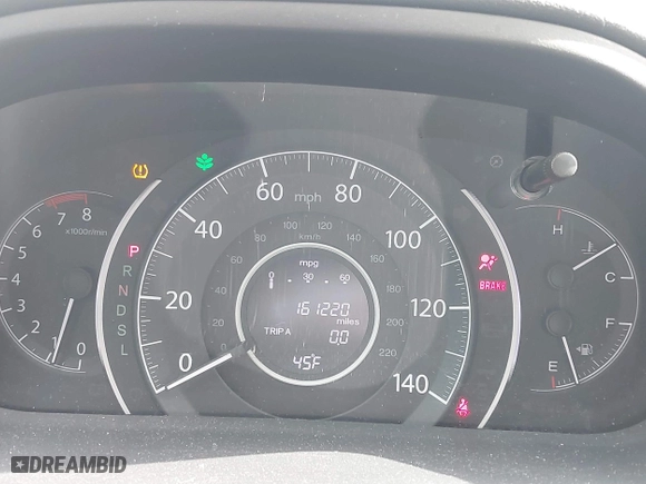 2016 Honda CR-V EX-L with VIN 2HKRM4H79GH629256, listed as a IAAI auction lot 41517848 with 161,220 mi miles. Bid and sale history available at carsss.com. Image 7.