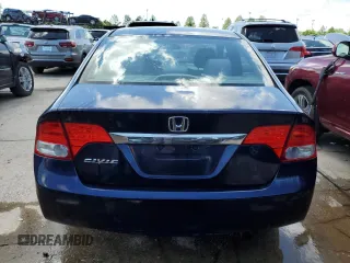 2010 Honda Civic LX with VIN 2HGFA1F5XAH502125, listed as a Copart auction lot 53836274 with 161,827 mi miles and Salvage Title. Bid and sale history available at DreamBid. Image 6.