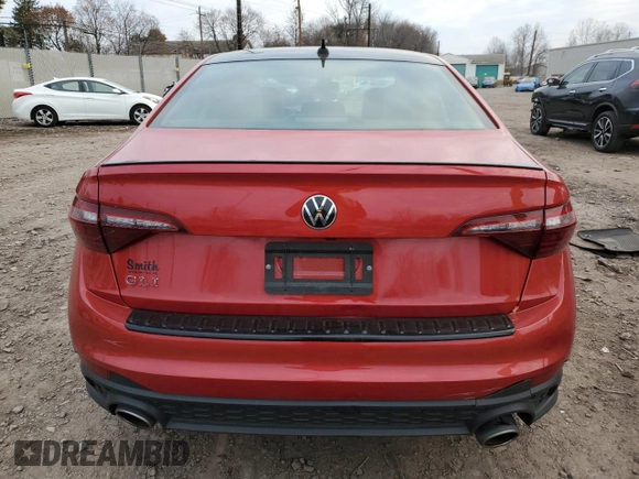 2023 Volkswagen Jetta GLI Autobahn with VIN 3VW1T7BU1PM015891, listed as a Copart auction lot 82479854 with 43,906 mi miles and Salvage title. Bid and sale history available at DreamBid. Image 6.