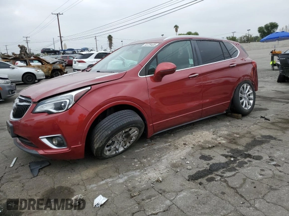 2019 Buick Envision Essence with VIN LRBFXCSA9KD039256, listed as a Copart auction lot 50729405 with 135,604 mi miles and Salvage Title. Bid and sale history available at carsss.com. Image 1.