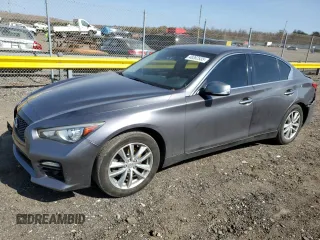 2014 Infiniti Q50 Sport with VIN JN1BV7AR6EM683244, listed as a Copart auction lot 48362535 with 105,014 mi miles and Salvage Title. Bid and sale history available at carsss.com. Image 1.