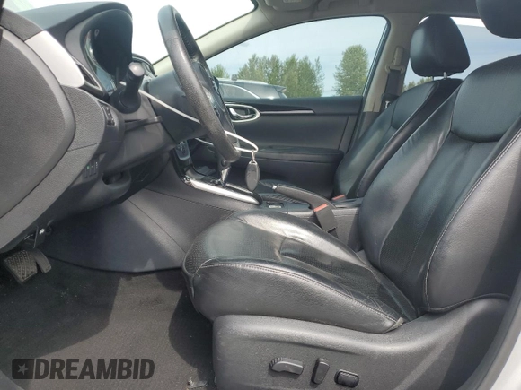 2017 Nissan Sentra S with VIN 3N1AB7AP2HY328835, listed as a Copart auction lot 61846215 with 133,457 mi miles and Salvage title. Bid and sale history available at DreamBid. Image 7.