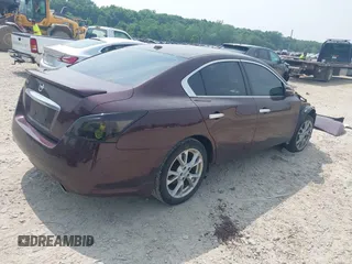 2014 Nissan Maxima SV with VIN 1N4AA5AP5EC443931, listed as a IAAI auction lot 42492588 with 142,591 mi miles and . Bid and sale history available at DreamBid. Image 4.