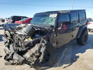 2021 Jeep Wrangler Unlimited Sport S with VIN 1C4HJXDN8MW544814, listed as a Copart auction lot 89372105 with Not Provided miles and Salvage Title. Bid and sale history available at carsss.com. Image 1.
