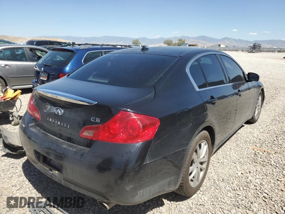 2008 Infiniti G35 Journey with VIN JNKBV61E78M211562, listed as a Copart auction lot 68479744 with Not Provided miles and Salvage Title. Bid and sale history available at DreamBid. Image 3.