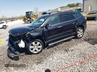 2014 Chevrolet Traverse LTZ z VIN 1GNKRJKD3EJ294247, wystawiony jako Copart lot #50833005 z przebiegiem 134 309 mil mil oraz Szkoda całkowita • Salvage title. Historia ofert i sprzedaży dostępna na DreamBid. Obrazek 1.