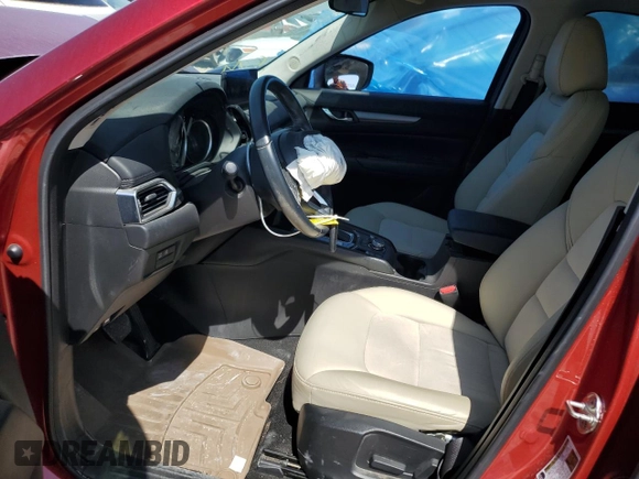 2021 Mazda CX-5 Touring with VIN JM3KFACM9M0391125, listed as a Copart auction lot 48804565 with 45,669 mi miles and Salvage Title. Bid and sale history available at carsss.com. Image 7.