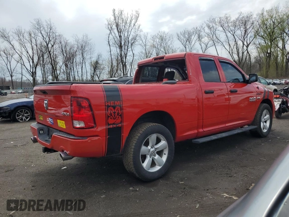 2015 Ram 1500 Express z VIN 1C6RR7FT8FS679592, wystawiony jako Copart lot #52735555 z przebiegiem 88 087 mil mil oraz Szkoda całkowita • Salvage title. Historia ofert i sprzedaży dostępna na DreamBid. Obrazek 3.