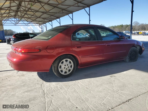 1999 Mercury Sable GS with VIN 1MEFM50U5XA637869, listed as a Copart auction lot 41387635 with 108,562 mi miles and Salvage Title. Bid and sale history available at carsss.com. Image 3.