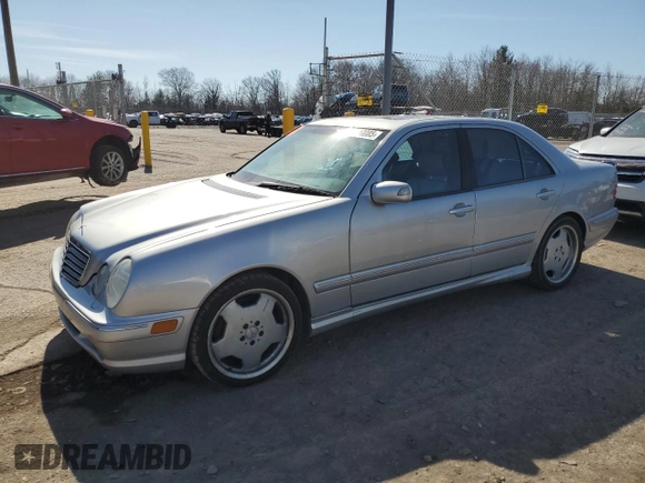 2001 Mercedes-Benz E with VIN WDBJF74J91B271089, listed as a Copart auction lot 49840085 with 46,148 mi miles and Clean Title. Bid and sale history available at DreamBid. Image 1.