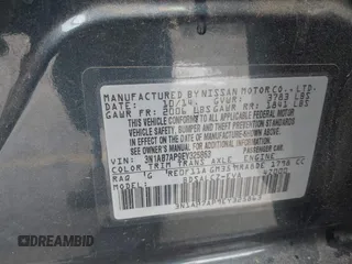 2014 Nissan Sentra S with VIN 3N1AB7AP9EY325863, listed as a IAAI auction lot 42045975 with 143,808 mi miles and . Bid and sale history available at DreamBid. Image 9.