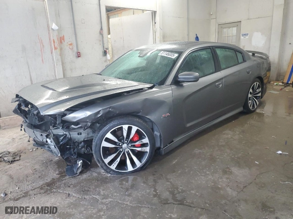 2012 Dodge Charger SRT8 with VIN 2C3CDXEJ3CH185659, listed as a Copart auction lot 51146005 with 136,823 mi miles and Salvage Title. Bid and sale history available at carsss.com. Image 1.