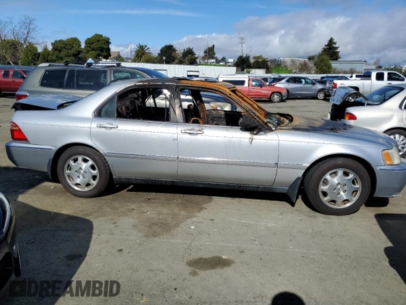 2000 Acura RL with VIN JH4KA9654YC000881, listed as a Copart auction lot 44247334 with 0 mi miles and Non Repairable. Bid and sale history available at carsss.com. Image 4.