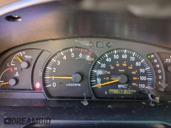 2000 Toyota Tundra SR5 with VIN 5TBBT4417YS114749, listed as a Copart auction lot 52582605 with 158,155 mi miles and Salvage Title. Bid and sale history available at DreamBid. Image 9.