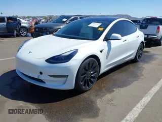 2023 Tesla Model 3 Performance z VIN 5YJ3E1EC7PF432748, wystawiony jako IAAI lot #41841913 z przebiegiem 36 043 mil mil oraz . Historia ofert i sprzedaży dostępna na DreamBid. Obrazek 19.