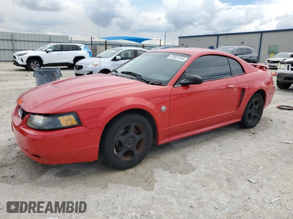 2004 Ford Mustang Standard with VIN 1FAFP40644F198897, listed as a Copart auction lot 47007415 with 129,067 mi miles and Salvage title. Bid and sale history available at DreamBid. Image 1.