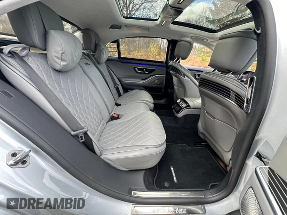 2021 Mercedes-Benz S 580 with VIN W1K6G7GB8MA039284, listed as a Copart auction lot 55825815 with 77,726 mi miles and Clean Title. Bid and sale history available at carsss.com. Image 6.