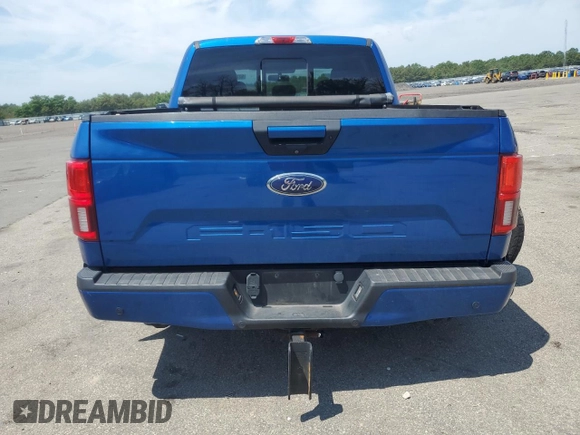 2018 Ford F-150 XL with VIN 1FTEW1E57JKF38196, listed as a Copart auction lot 62701035 with 97,366 mi miles and Salvage title. Bid and sale history available at DreamBid. Image 6.