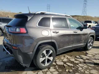 2019 Jeep Cherokee Limited with VIN 1C4PJMDX2KD283474, listed as a Copart auction lot 52799845 with 38,499 mi miles and Salvage Title. Bid and sale history available at carsss.com. Image 3.