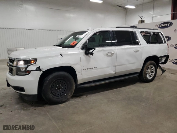 2018 Chevrolet Suburban LT with VIN 1GNSKHKCXJR115671, listed as a Copart auction lot 63240094 with 112,961 mi miles and Clean Title. Bid and sale history available at carsss.com. Image 1.