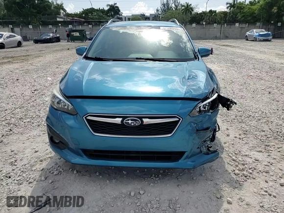 2017 Subaru Impreza Premium with VIN 4S3GTAD65H3703808, listed as a Copart auction lot 57396095 with 68,960 mi miles and Salvage title. Bid and sale history available at DreamBid. Image 14.