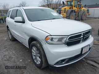 2015 Dodge Durango SXT with VIN 1C4RDJAG4FC760713, listed as a IAAI auction lot 41707354 with 174,216 mi miles and . Bid and sale history available at carsss.com. Image 1.