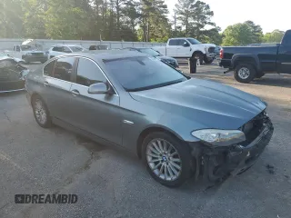 2011 BMW 5 Series 535i with VIN WBAFR7C53BC600560, listed as a Copart auction lot 52389725 with 149,160 mi miles and Salvage Title. Bid and sale history available at carsss.com. Image 4.