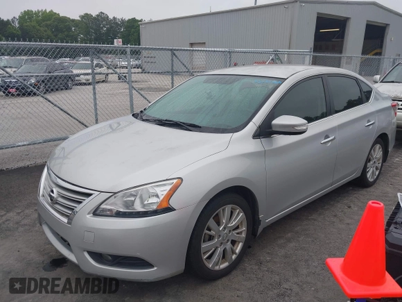 2013 Nissan Sentra FE+ S with VIN 3N1AB7AP5DL668634, listed as a IAAI auction lot 42228686 with 98,024 mi miles and . Bid and sale history available at DreamBid. Image 2.