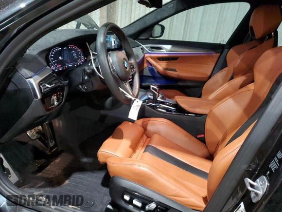 2020 BMW M5 Competition with VIN WBSJF0C01LB448862, listed as a Copart auction lot 87765505 with 17,971 mi miles and Salvage Title. Bid and sale history available at carsss.com. Image 7.