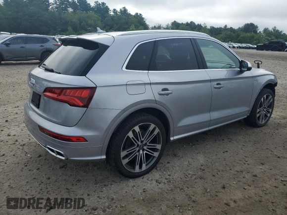 2018 Audi SQ5 Premium Plus z VIN WA1A4AFY6J2103466, wystawiony jako Copart lot #61204895 z przebiegiem 91 712 mil mil oraz Szkoda całkowita • Salvage title. Historia ofert i sprzedaży dostępna na DreamBid. Obrazek 3.