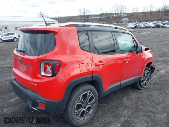 2015 Jeep Renegade Limited with VIN ZACCJBDT7FPB28670, listed as a IAAI auction lot 41950464 with 142,018 mi miles and . Bid and sale history available at DreamBid. Image 4.
