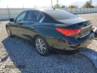 2017 Infiniti Q50 2.0t Premium with VIN JN1CV7AR0HM682499, listed as a Copart auction lot 72055093 with 95,130 mi miles and Salvage Title. Bid and sale history available at carsss.com. Image 2.